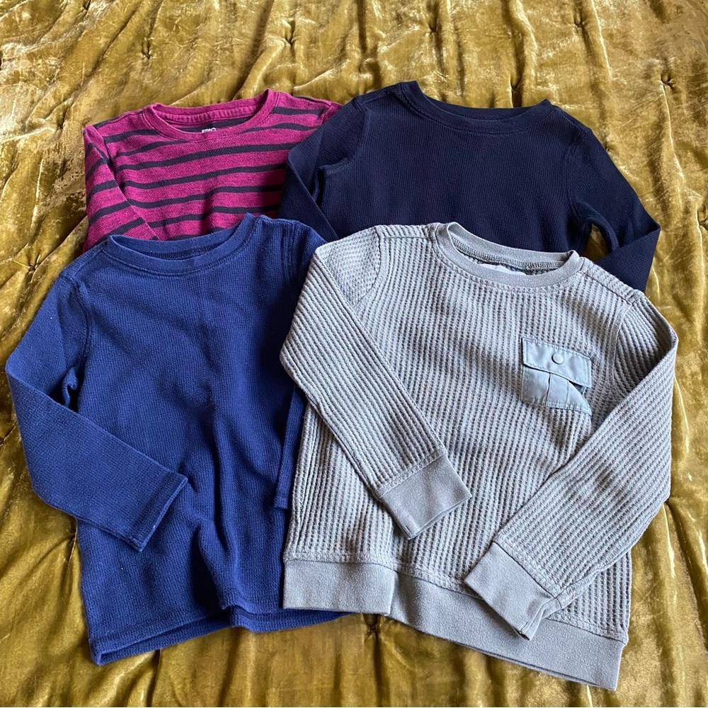 •SOLD• Old Navy Toddler Boys Thermal Long Sleeve Shirt Bundle 5T
